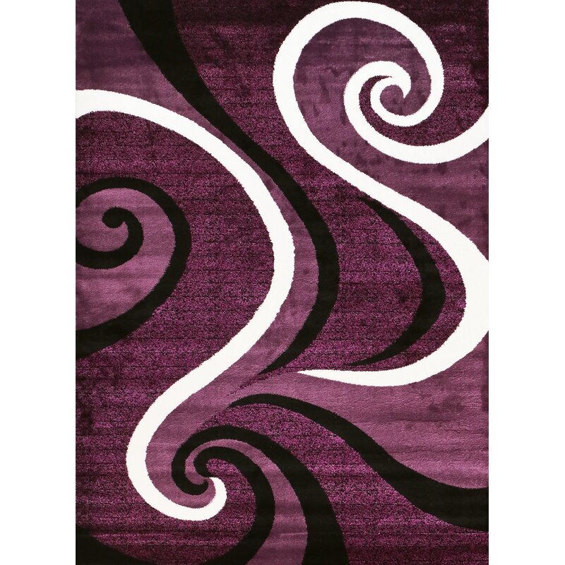 Persian-rugs Abstract Purple Area Rug & Reviews | Wayfair